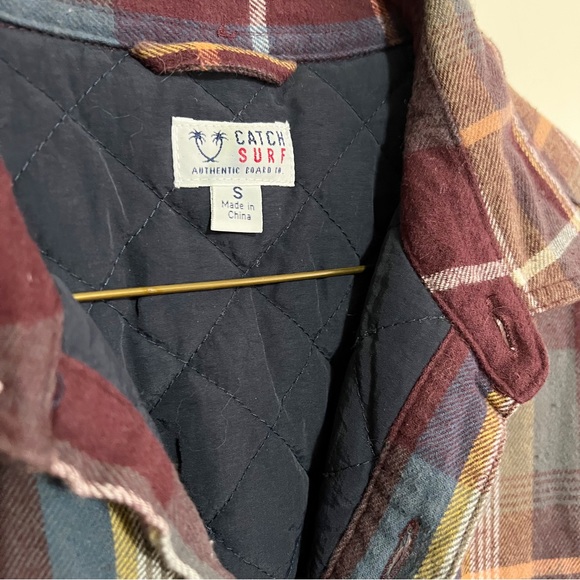 Catch Surf Flannel Shirt Jacket S - Picture 2 of 7